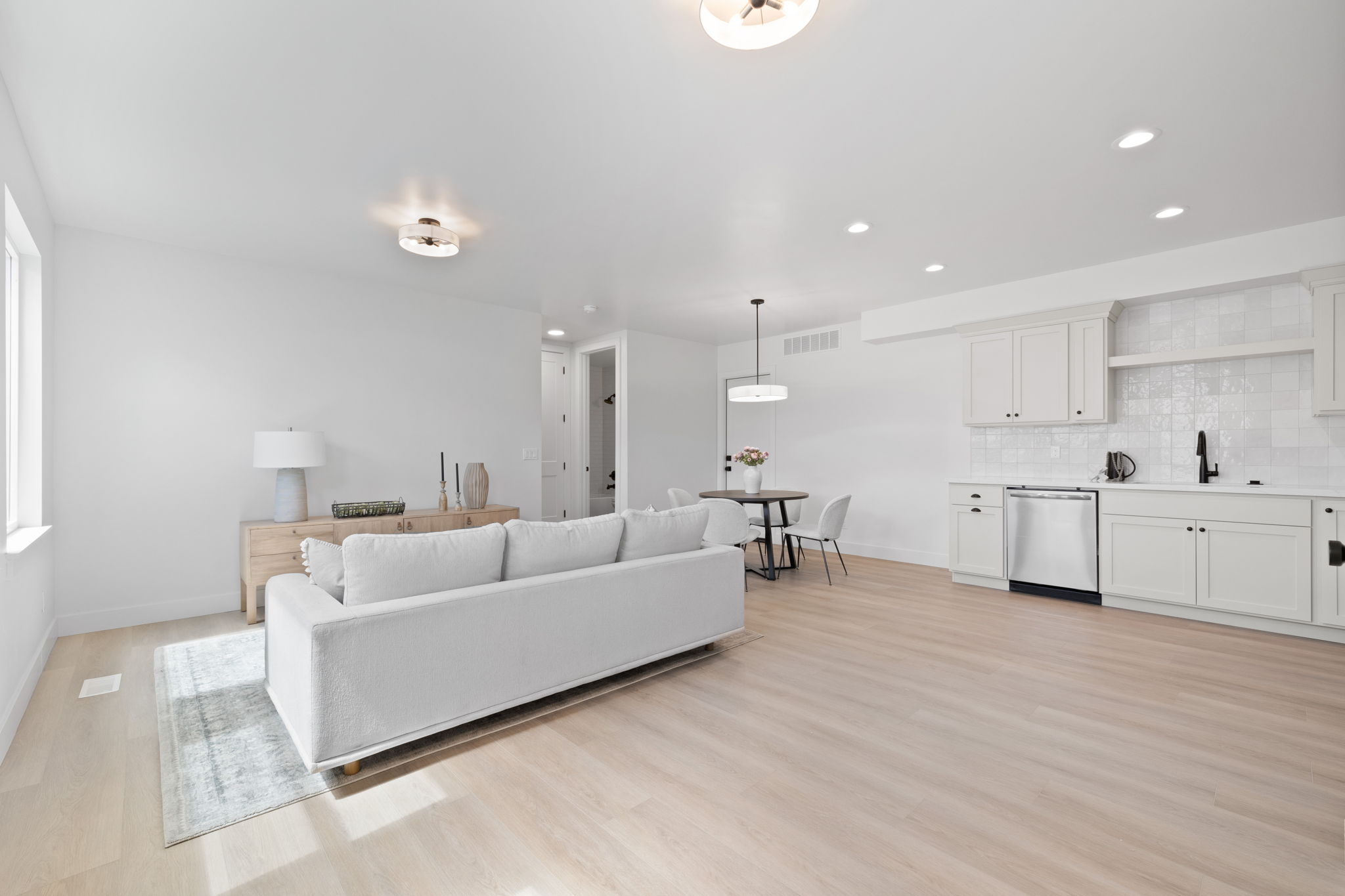 Basement renovation detail